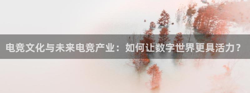 2021泛亚电竞网址：电竞文化与未来电竞产业：如何让数字世界更具活力？