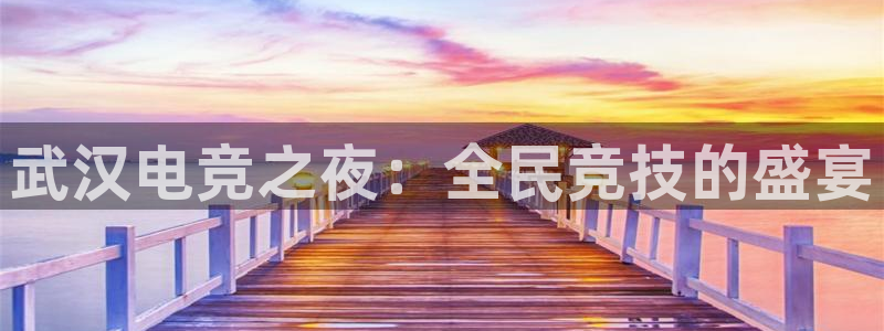 泛亚电竞首页app官方下载：武汉电竞之夜：全民竞技的盛宴